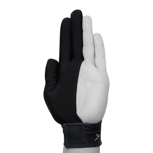 Customized Design Professional Players Snooker Gloves 1PC Billiard Cue Gloves High Quality Three Finger Durable Fabric - Product Image 3