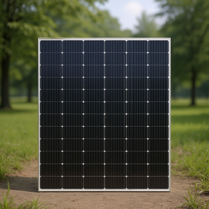 Panneau solaire monocristallin HJT bifacial 680W avec couvercle avant en verre pour usage industriel - Product Image 3