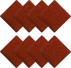 Tapis de tasse d'impression de logo en relief personnalisé sous-verre en cuir vierge pour tapis de restaurant et tampons disponibles au meilleur prix - Product Image 3