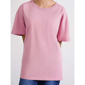 เสื้อยืดผ้าฝ้ายเจอร์ซีย์ 100% REIDAR รุ่น WC363 ดีไซน์แบบไหล่ตก - Product Image 2