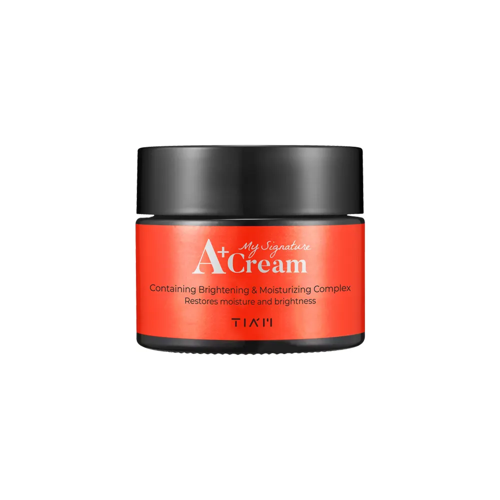 TIAM My Signature A + Cream-Сделано в корейском глубоком увлажнении, питающий цвет лица, Осветляющий следы от прыщей, плавное распространение