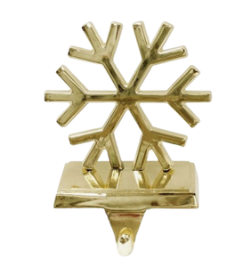 <b>Christmas</b> <b>Stocking</b> Holder <b>Hanger</b> Gold Metal Non-Skid Design Hooks Modern Design Home Decor <b>Christmas</b> Item - Product Image 2