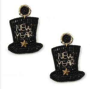 ต่างหูรูปหัวใจประดับลูกปัดสวยงามทันสมัย ต่างหูแฟชั่นรูปเม็ดข้าวแก้วสำหรับวันวาเลนไทน์ เหมาะสำหรับงานปาร์ตี้และงานแต่งงาน สไตล์อินเดีย - Product Image 6