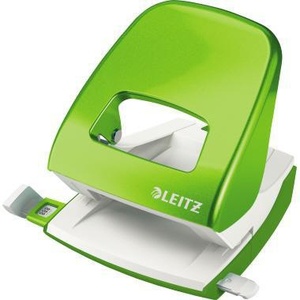 เครื่องเจาะกระดาษ Leitz NeXXt WOW 5008 ขนาด 8 ซม. 30 แผ่น (80 กรัม/ตร.ม.) พร้อมรางนำทาง - สีเขียว - Product Image 1