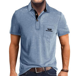 เสื้อโปโลผู้ชายแบบใหม่สำหรับขายส่ง เสื้อโปโลผู้ชายขายดีที่สุด - Product Image 1