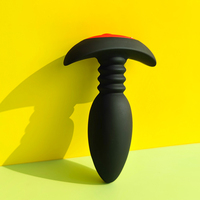 GINYA Wiederaufladbarer Vibrierender Analplug für Männer Weicher Silikon-Vibrator Mit Fernbedienung Sexspielzeug Femme Butt Analplug
