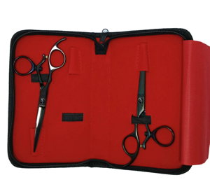 Juego de Tijeras de Peluquería Personalizadas, Tijeras de Entresacar con Mango de Acero, Tijeras de Barbero, Tijeras Dentadas, Tijeras de Salón, Acero Inoxidable - Product Image 5