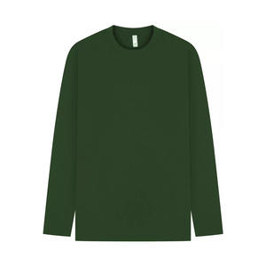 2024 nueva sudadera de gran tamaño para hombre Color personalizado cuello redondo grueso y suave desgastado ropa informal al aire libre - Product Image 3