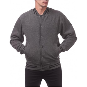 Chaqueta de béisbol Varsity personalizada de tendencia Split Letterman Bomber rompevientos Chaqueta ligera abrigo para adultos jóvenes - Product Image 2