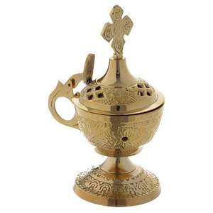 Gold Plated Incense Burner OEM ODM Customized Censer and <b>Diffuser</b> Easy <b>Portable</b> 100% Brass Incense Burner in Best Prices - Product Image 2