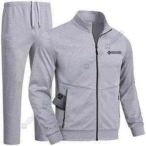 ชุดวอร์มผ้าทอมีเนื้อผ้าระบายอากาศได้ดีออกแบบมาสำหรับชุดกีฬาและชุดลำลอง - Product Image 2