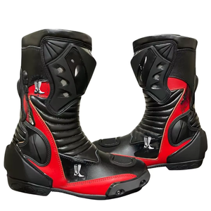 Chaussures de moto unisexes de qualité supérieure, vente en gros, cuir, imperméables, respirantes, coupe-vent, grande taille, dernier style - Product Image 4