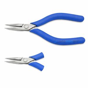 Alicates de Punta de Aguja con Mordazas Redondeadas Dentadas de 6 Pulgadas, Seguros para ESD - Product Image 5