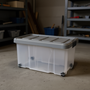 Étagère de garage Tontarelli 60L, boîte PUZZLE en graphite 8035640AK5 avec roulettes, solution de rangement - Product Image 3