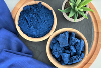 Nila Sahraoui Marocain pour Exfoliation, Nettoyage et Purification, Poudre Orientale Radiante Bleue Nila pour Éclaircissement, Végan