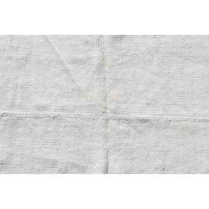 Alfombra Turca de 2.5x8.8 pies, Alfombra Vintage, Alfombra de Lana con Diseño Floral Blanco y Naranja - Product Image 4