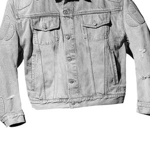 Veste en jean épaisse, rembourrée, écologique, respirante, décontractée, style vintage, lavée, boutonnée, personnalisable, automne-hiver 2026 - Product Image 6