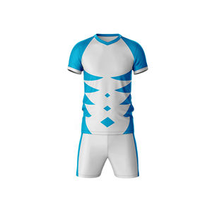 Servicio OEM Diseño de Uniformes de Rugby de Secado Rápido, Uniformes de Equipo con Cuello Alto, Conjuntos de Uniformes de Rugby y Pantalones Cortos para Adultos, Niños y Niñas - Product Image 3