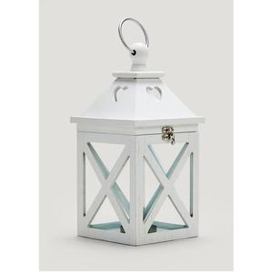 Linternas de velas de madera recién llegadas Acabado natural para iluminación interior Linternas colgantes y de mesa decorativas - Product Image 5