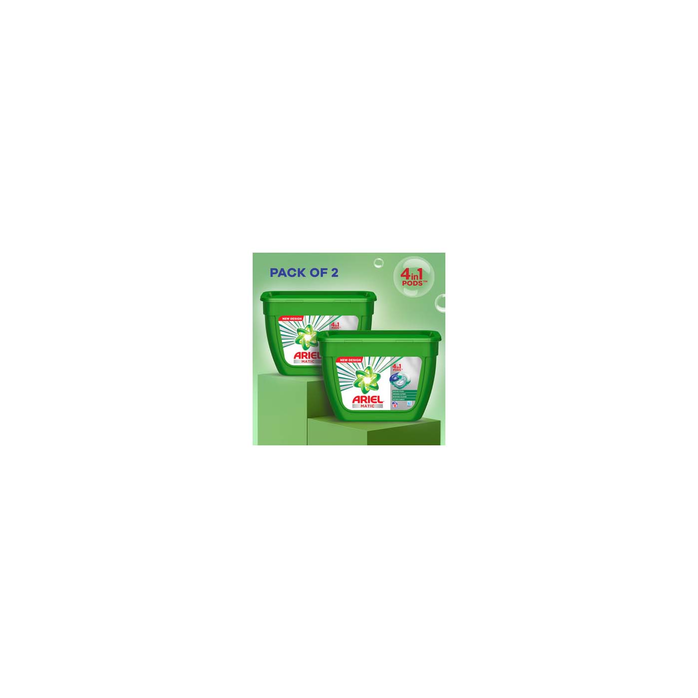 Лучший мощный Ariel Matic 4in1 PODS, пружинные стиральные гелевые капсулы/оптом, стиральный порошок Ariel