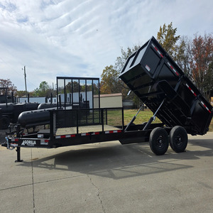 Remolque Utilitario Híbrido 7x20 con Laterales de 3 Pies, Ejes Dobles de 7000 LB, 14000 GVWR, Transportador de Equipo Pesado en Venta - Product Image 1