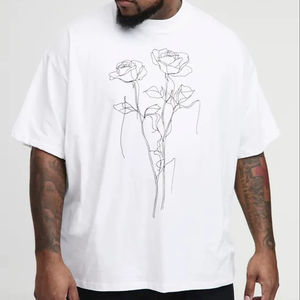 เสื้อปักลายปี 2025 ทรงโอเวอร์ไซส์ ผู้ชาย ผ้าฝ้าย 100% ถักนิตติ้ง 180GSM 240GSM พิมพ์ลายดิจิทัล ระบายอากาศได้ดี สั่งทำพิเศษ พรีเมียม ทรงปกติ ยูนิเซ็กส์ - Product Image 1