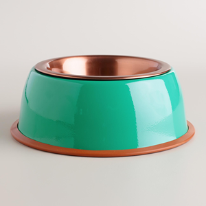 Taille et forme personnalisées bols à mélanger pour chat en cuivre bols pour animaux de compagnie de qualité exclusive pour l'utilisation de l'eau pour animaux de compagnie look unique - Product Image 3