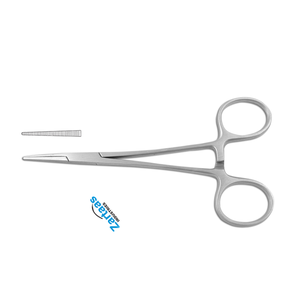 Fórceps de arteria de mosquito Halsted de acero inoxidable de alta calidad, mandíbulas dentadas rectas, instrumentos quirúrgicos de 5,5 pulgadas - Product Image 4