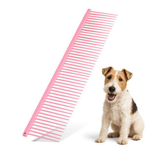 Flamia & Jabz <b>Stainless</b> <b>Steel</b> Pet Grooming Comb for Dogs & Cats 48 Rounded <b>Pins</b> Anti-Rust Professional Deshedding Detangling - Product Image 1