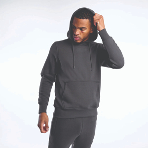 Nouveau sweat à capuche pour homme en molleton 100% coton, chaud et respirant, pour le printemps et l'hiver, style streetwear, sport, broderie 3D unie - Product Image 2
