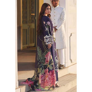 Ensemble de costumes pour femmes Elaf Premium Luxury Lawn Edition 25-ELE-12B YAZMIN-TC-1207 - Product Image 4