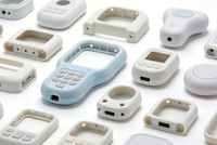 Prototipo de Carcasa de Dispositivo Médico de Silicona Fundida al Vacío Personalizada, Recinto de Plástico de Grado Médico para Equipos, Pieza de Prototipado Rápido