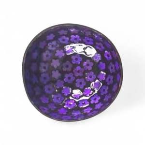 Bol en coquille de noix de coco naturelle avec incrustation de nacre, fait à la main pour la décoration de table et l'usage domestique, en provenance du Vietnam - Product Image 3