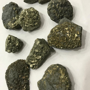 Piedras preciosas naturales tipo pirita piedras en bruto piedras semipreciosas variedad de piedras preciosas pirita piedras curativas pirita cruda - Product Image 1