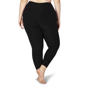 Pantalones de Punto Transpirables de Cintura Alta para Mujer, de Secado Rápido, Casuales, de Algodón/Poliéster, con Logotipo Personalizado, Peso de Tela de 180g, para Actividades al Aire Libre - Product Image 5