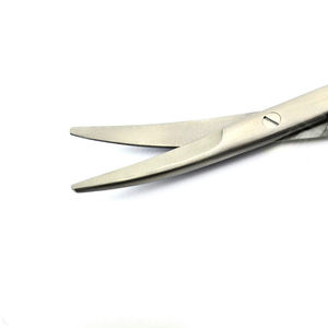 กรรไกรผ่าตัด,กรรไกรโลหะสแตนเลสแบบโค้ง - Product Image 4