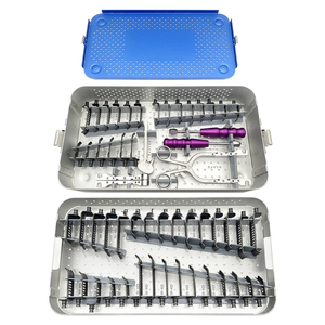 Juego de Retractores Espinales Cervicales Manuales de Acero Inoxidable Quirúrgico Médico con Hojas de Retractor para Laminectomía, Instrumento Ortopédico - Product Image 1