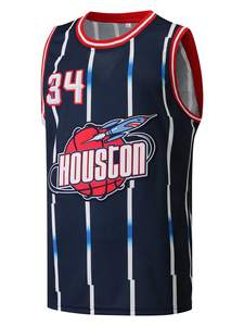 Camiseta de baloncesto deportiva de verano de talla grande personalizada con logotipo impreso y números de nombre técnica bordada - Product Image 2