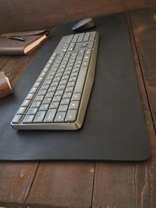 Tapis de bureau en cuir véritable de luxe haut de gamme, anti-odeurs, résistant, surface antidérapante, fait à la main pour une utilisation au bureau, LDM-0165 - Product Image 4