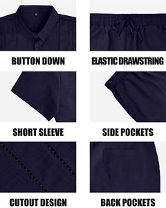 Conjuntos de tallas grandes para hombre de alta calidad, venta al por mayor de conjuntos de verano en blanco para hombre, conjuntos de tallas grandes para hombre de Pakistán - Product Image 6