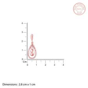 ต่างหูหยดน้ำสีโรสโกลด์อันทันสมัยสร้างขึ้นเพื่อความสง่างามตามแฟชั่น - Product Image 6