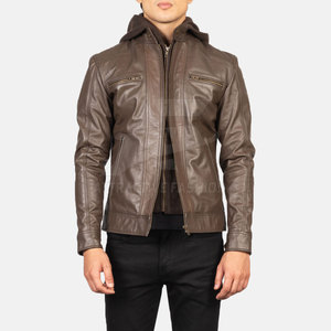 <b>Smart</b> <b>Men</b> Leather <b>Jacket</b> With Premium Texture Finish For Stylish Winter <b>Jackets</b> Casual Wear - Product Image 4