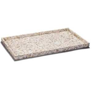 Plateau de service moderne fait main en nacre, personnalisé, avec incrustation d'os, mobilier en bois floral rétractable pour la décoration de la maison et de mariage - Product Image 2