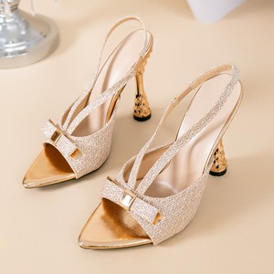 Nueva Colección de Primavera, Elegantes Zapatos de Tacón Alto para Mujer, Zapatos de Tacón Alto con Punta en Pico y Lazo, Estilo Francés - Product Image 6
