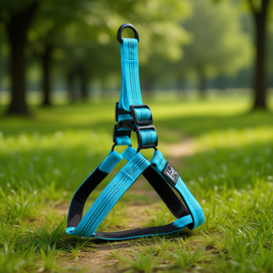 Triple Reflective Neoprene <b>Dog</b> Harness with Unique Tank Pattern Comfortable Pet Harnesses - Product Image 3