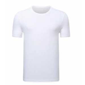 100% Jersey de algodón de punto Casual camiseta de hombre patrón sólido bordado de alta calidad mangas cortas transpirables de talla grande buena - Product Image 5