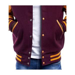 Veste de sport pour homme, style universitaire, à capuche, en satin, design personnalisé, 2026, meilleures vestes universitaires - Product Image 5