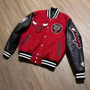 Logo personnalisé classique broderie Patch noir Couple collège Baseball hommes veste Letterman Varsity veste - Product Image 3