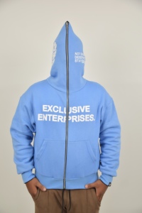 เสื้อฮู้ดดี้ผู้ชายแบบสั่งทำพิเศษ คุณภาพสูง ผ้าฝ้าย 100% แบบเรียบ สวมใส่สบาย ไซส์ใหญ่ มีโลโก้ลายพิมพ์ ระบายอากาศได้ดี เหมาะสำหรับฤดูหนาว - Product Image 2