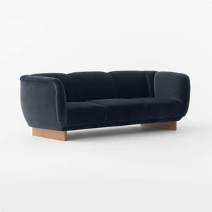 Sofá de 3 Plazas Hecho con Estructura de Madera de Teca Sólida con Tapicería en el Asiento y Respaldo para Uso en Interiores. - Product Image 6